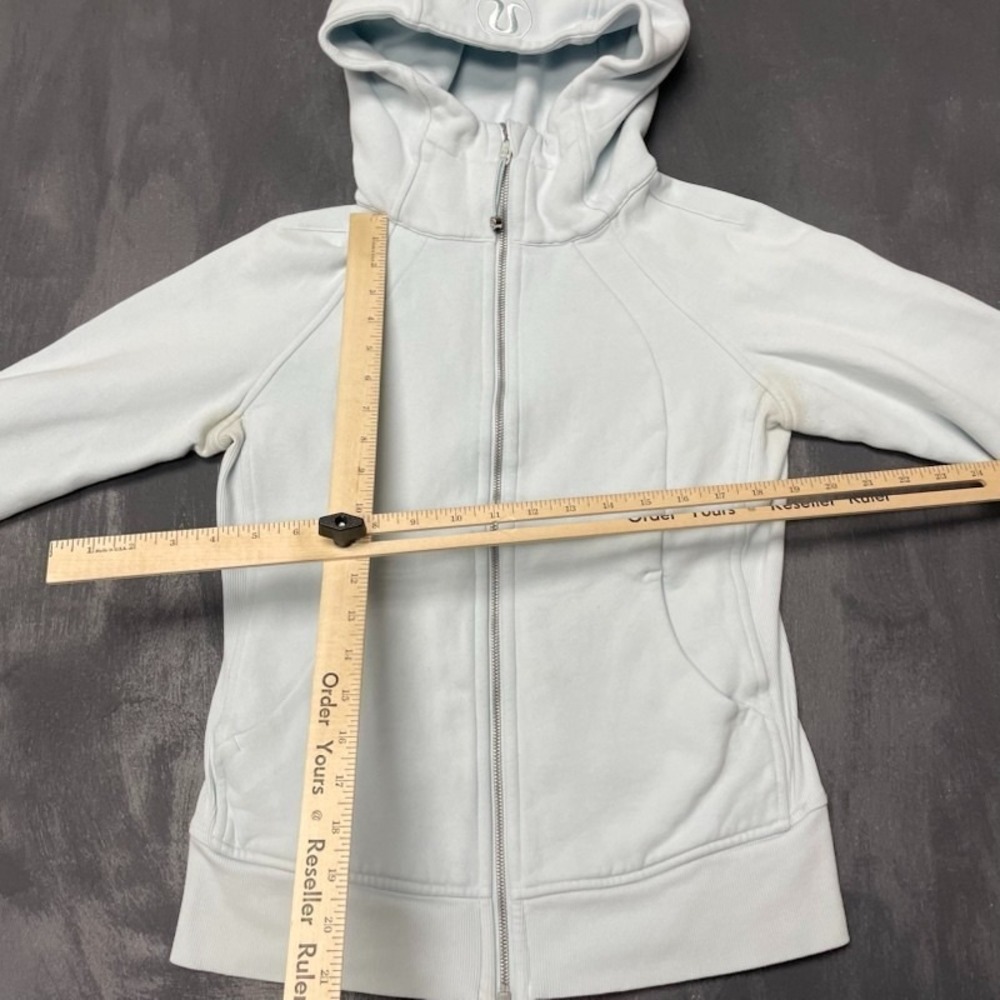 Lululemon Scuba Full-Zip Hoodie classic athletic sweater womens Sz 6 - Picture 9 of 14